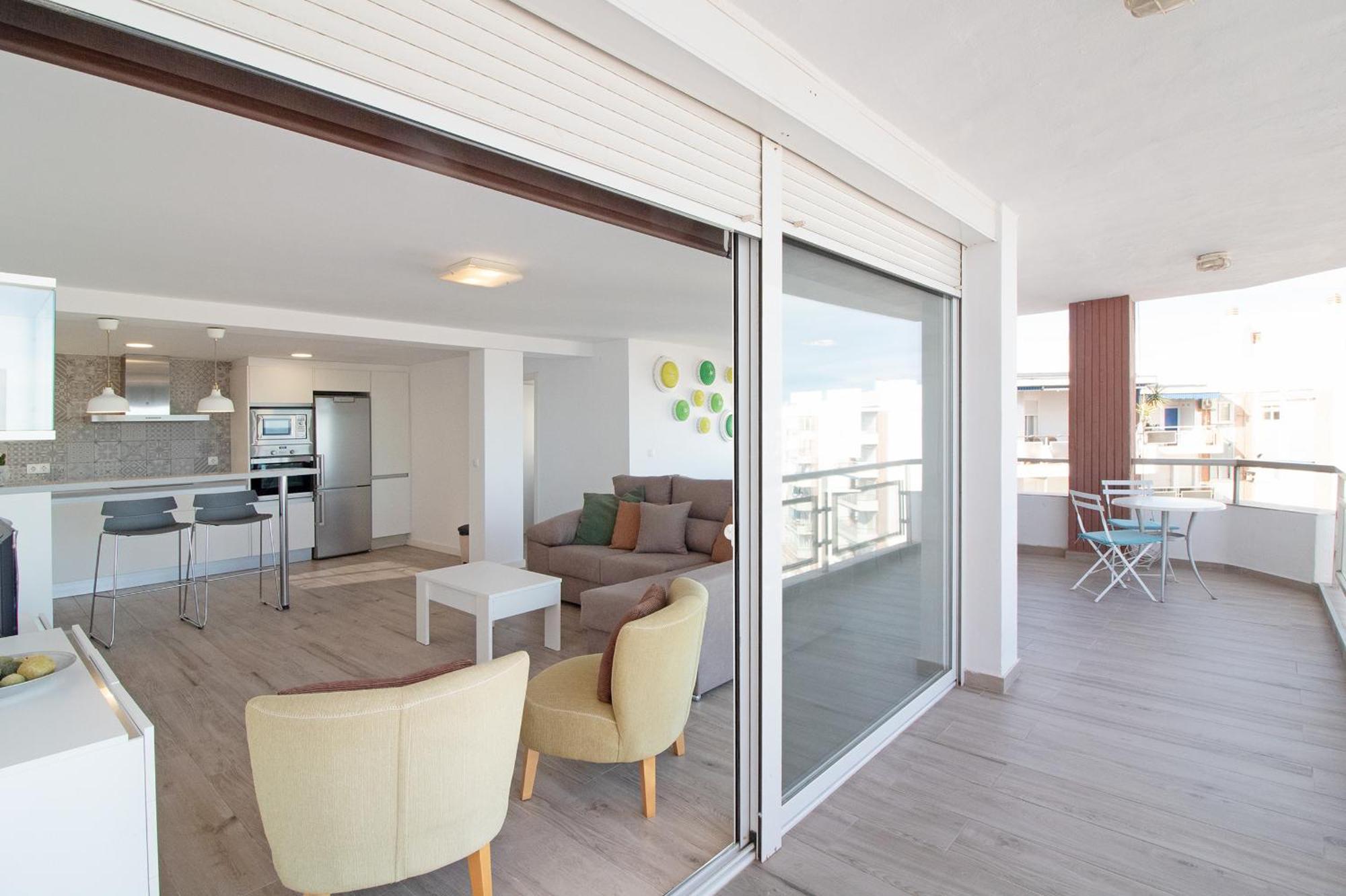 Global Properties, Apartamento Con Terraza E Increibles Vistas Al Mar Sagunto Eksteriør bilde